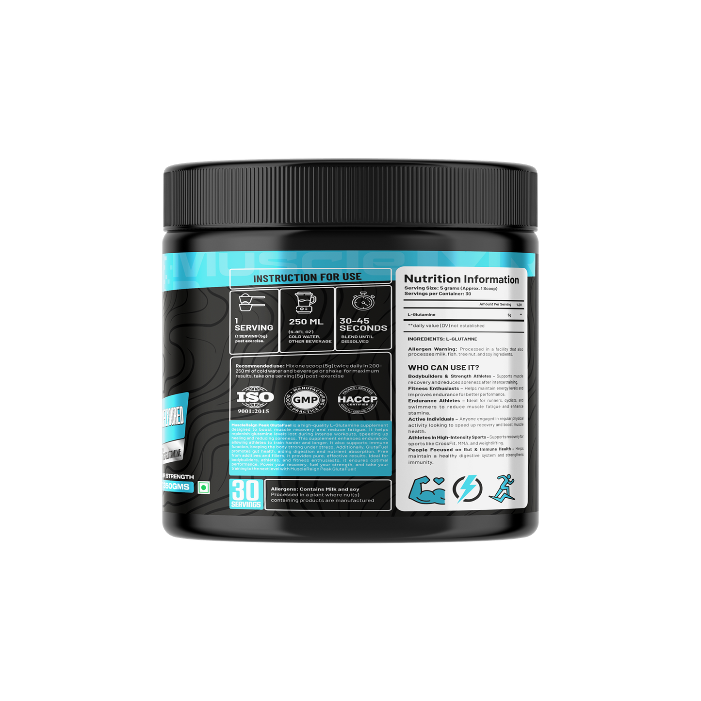 Muscle Reign Glutamine 350gm
