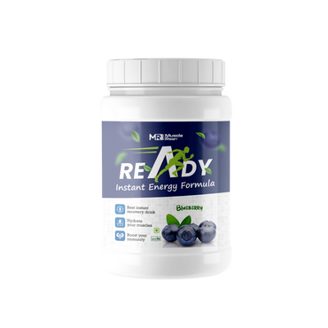 Muscle Reign Instant Energy Formula Powder in Blueberry Flavour for Fast Hydration and Recovery