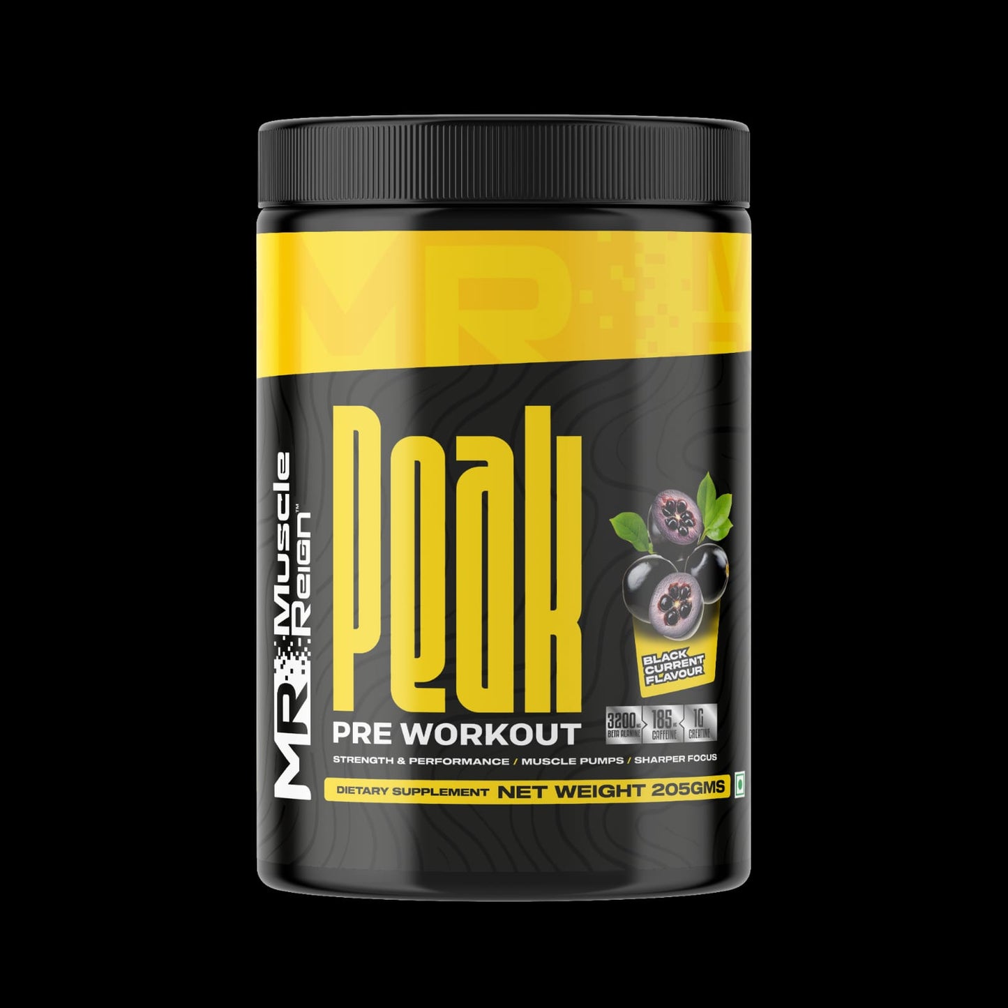 Muscle Reign Peak Pre-Workout 3200mg Beta Alanine+300mg Caffeine+1gm Creatine