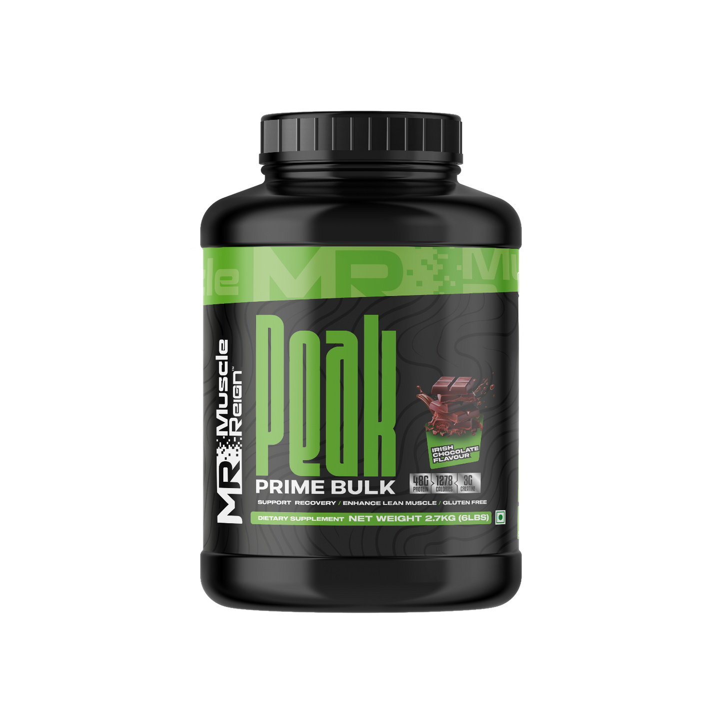 Muscle Reign Peak Prime Bulk Mass Gainer Protein Powder for muscle growth and recovery