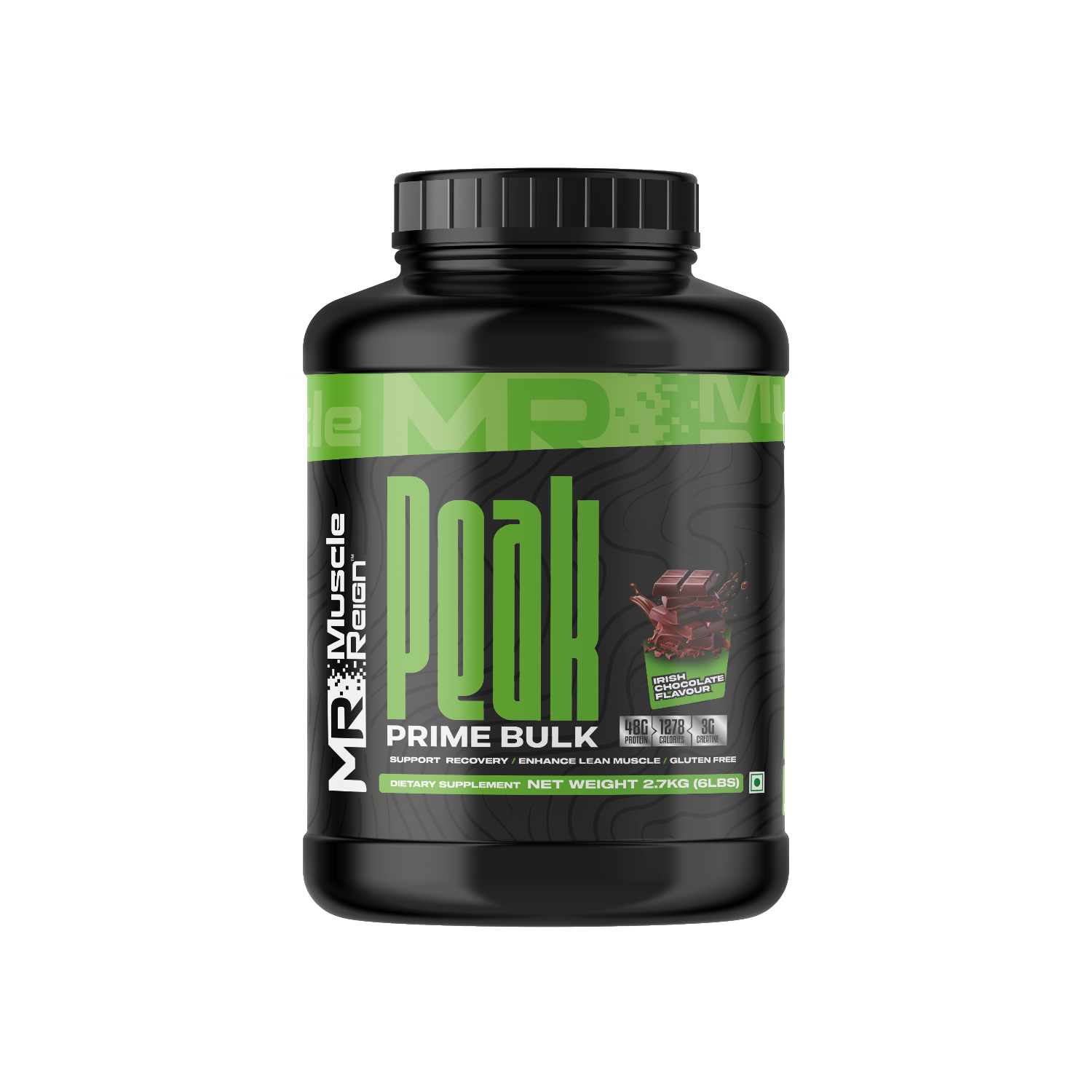 Muscle Reign Peak Prime Bulk Mass Gainer Protein Powder for muscle growth and recovery