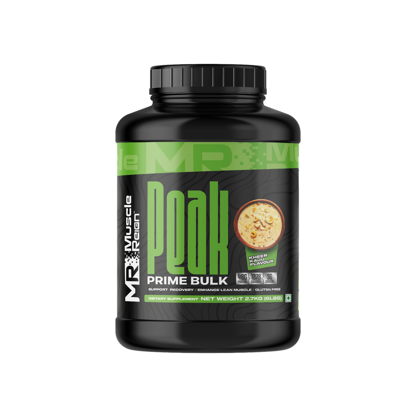 Muscle Reign Peak Prime Bulk mass gainer protein powder for muscle growth and recovery