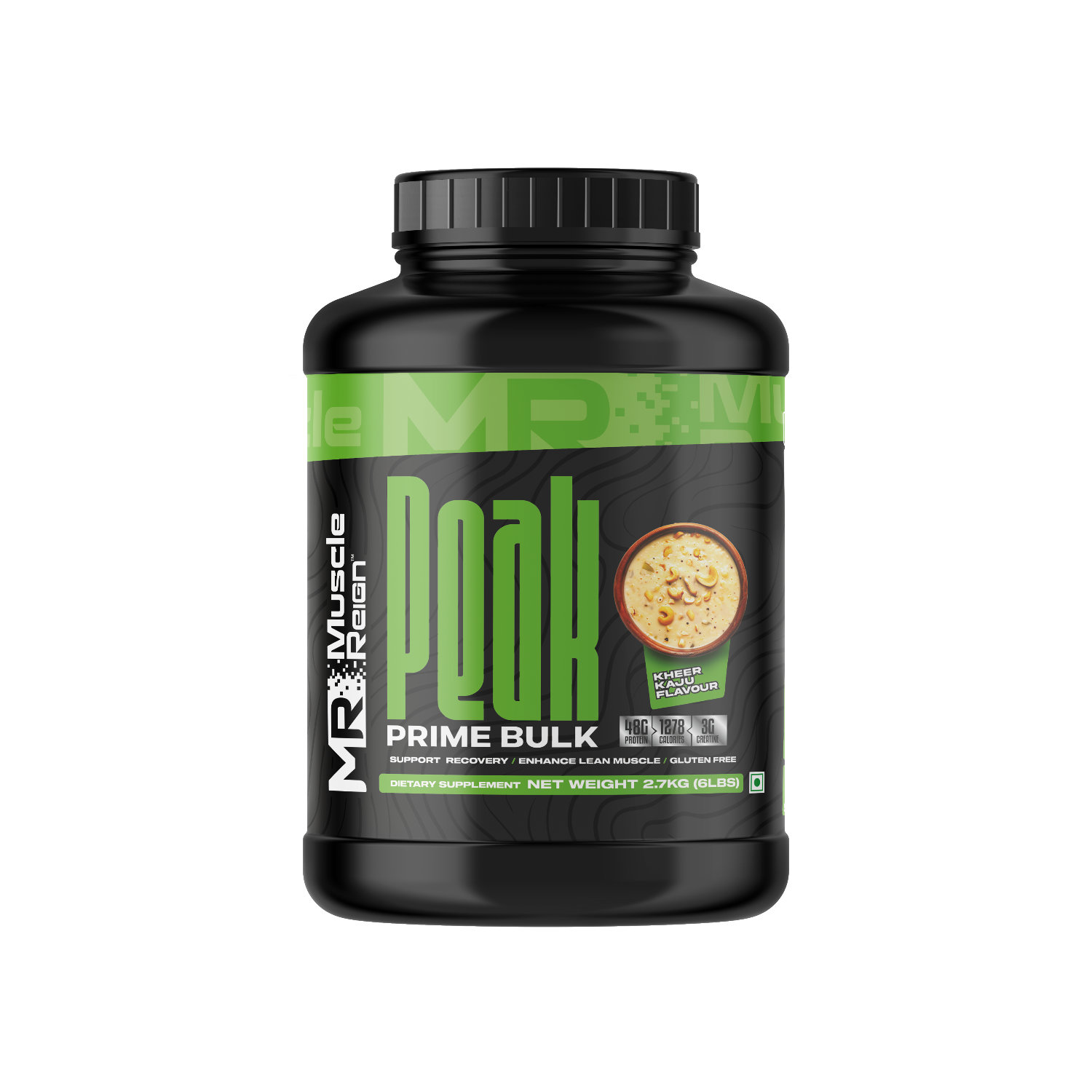 Muscle Reign Peak Prime Bulk mass gainer protein powder for muscle growth and recovery