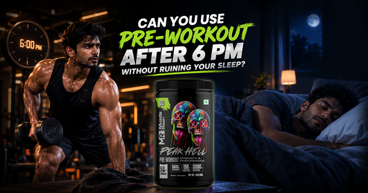 Pre-workout after 6 PM and its effect on sleep