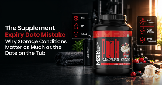Supplement expiry date and storage conditions for sports nutrition products