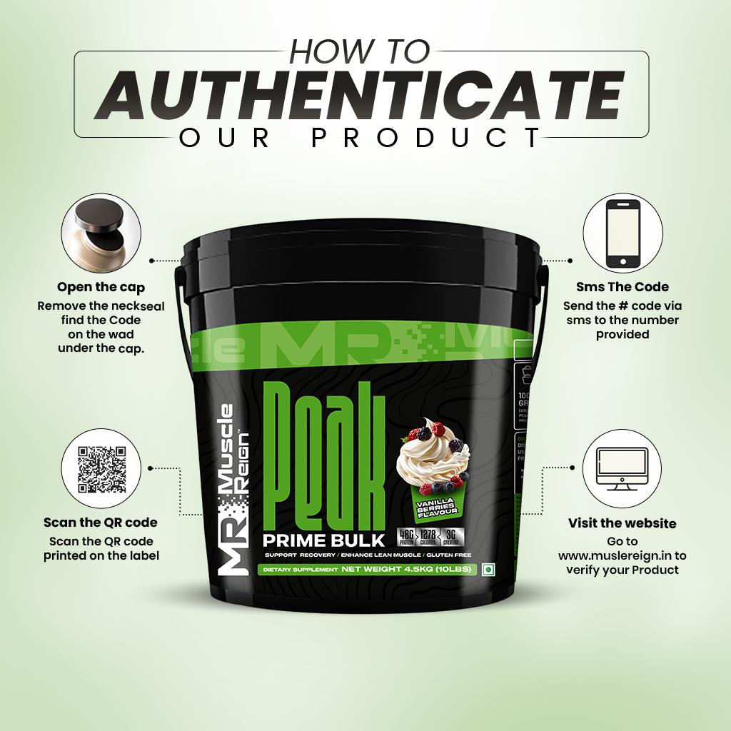 Peak Prime Bulk - 4.5kg | 1278 Cal Mass Gainer
