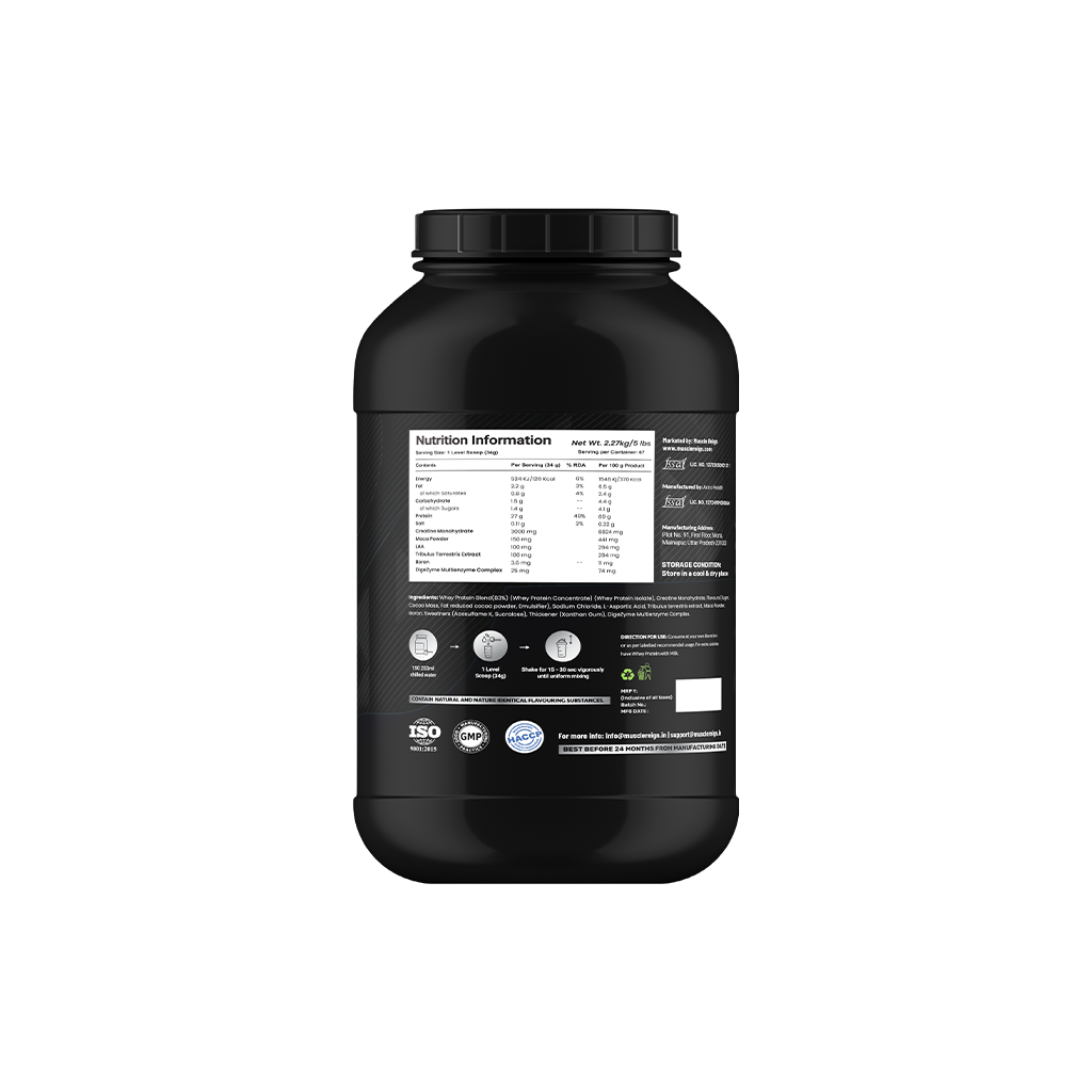Nitra Whey Protein | 27g Protein | 3g Creatine