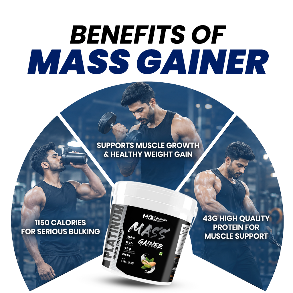Platinum Mass Gainer - 10Lbs | 1150 Calories | 43g Protein