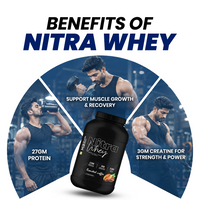 Nitra Whey Protein | 27g Protein | 3g Creatine