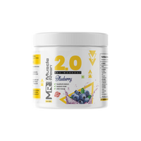 Muscle Reign 2.0 Blueberry Pre Workout Supplement, the best pre workout supplement for muscle gain.