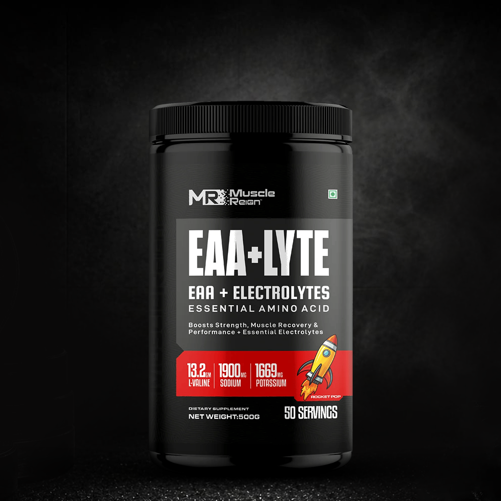 Muscle Reign EAA+LYTE Food Supplement with Essential Amino Acids for Muscle Recovery and Performance