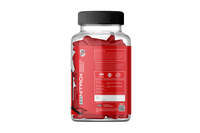 Muscle Reign Nitrox Food Supplement Bottle with Red Capsules for Enhanced Performance