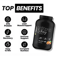 Nitra Whey Protein | 27g Protein | 3g Creatine