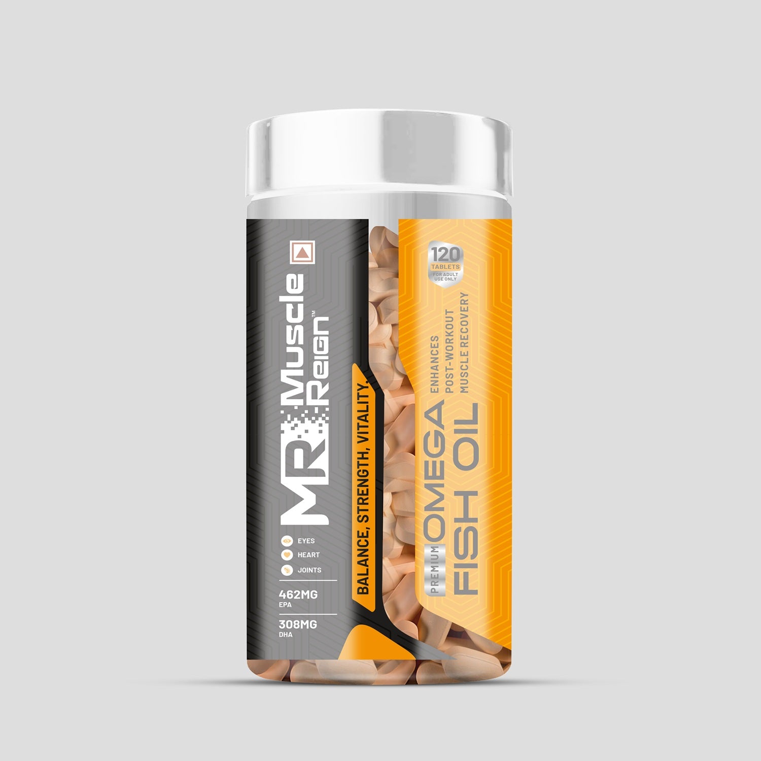 Muscle Reign Omega Fish Oi 462mg EPA+308mg DHA