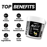 Platinum Mass Gainer - 10Lbs | 1150 Calories | 43g Protein