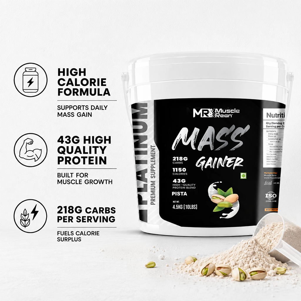 Platinum Mass Gainer - 10Lbs | 1150 Calories | 43g Protein