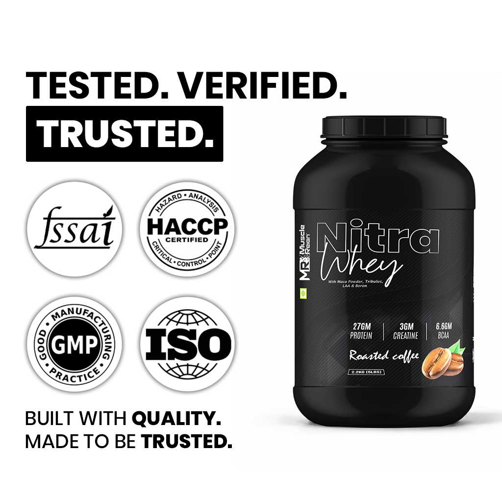 Nitra Whey Protein | 27g Protein | 3g Creatine