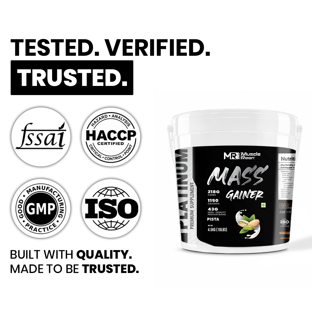 Platinum Mass Gainer - 10Lbs | 1150 Calories | 43g Protein