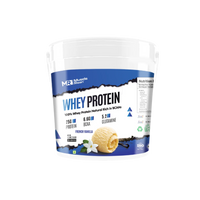 Muscle Reign Whey Protein 4.5kg 10Lbs+25Gm Protein+6.6Gm BCAA+5.2 Glutamine 150 Serving