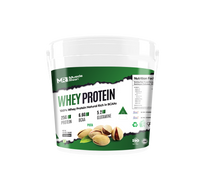 Muscle Reign Whey Protein 4.5kg 10Lbs+25Gm Protein+6.6Gm BCAA+5.2 Glutamine 150 Serving